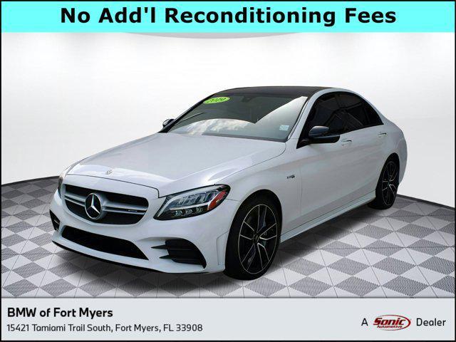 used 2019 Mercedes-Benz AMG C 43 car, priced at $30,997