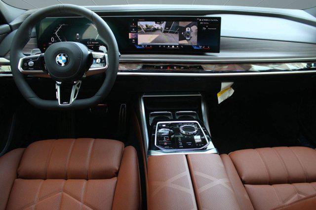 new 2025 BMW 740 car, priced at $110,880