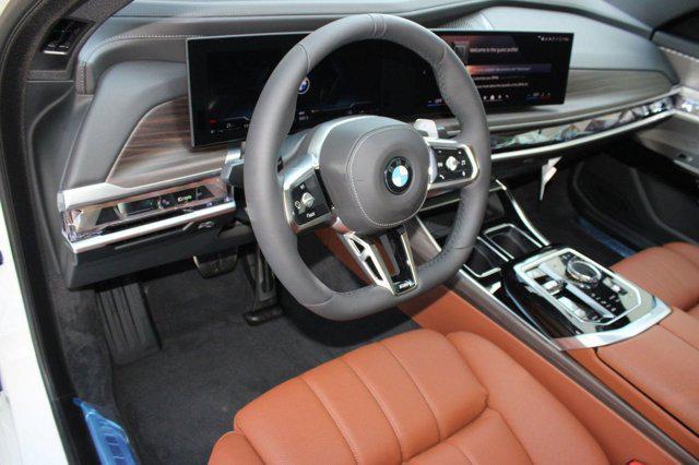 new 2025 BMW 740 car, priced at $110,880