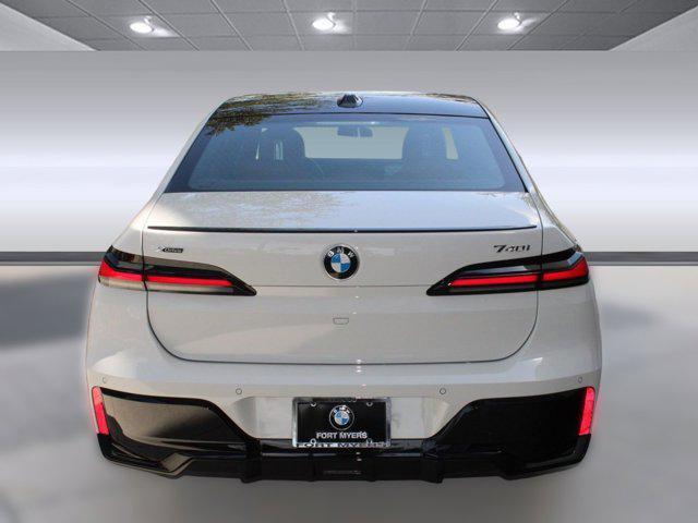 new 2025 BMW 740 car, priced at $110,880