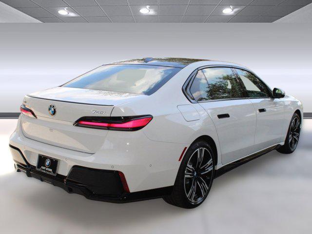 new 2025 BMW 740 car, priced at $110,880