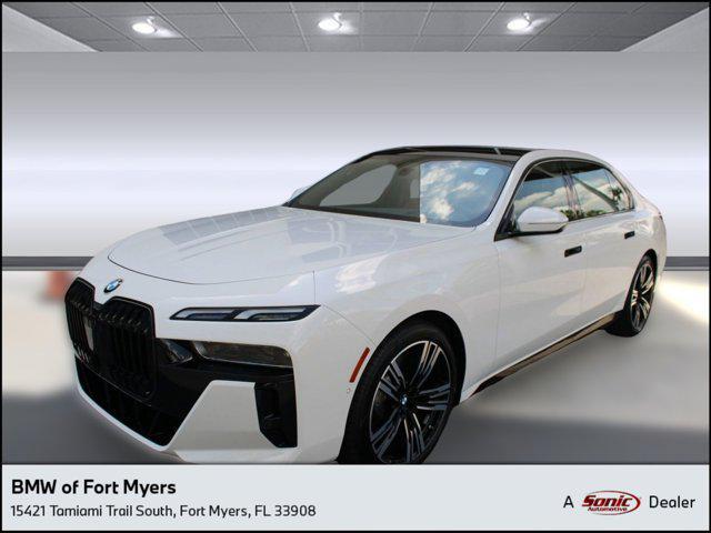 new 2025 BMW 740 car, priced at $110,880