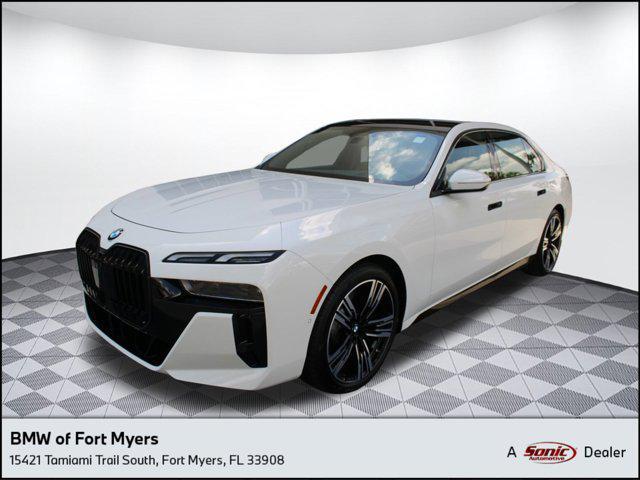 new 2025 BMW 740 car, priced at $110,880