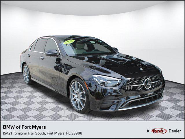 used 2022 Mercedes-Benz E-Class car, priced at $41,999