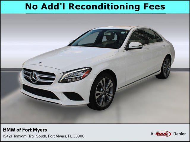 used 2019 Mercedes-Benz C-Class car, priced at $19,999