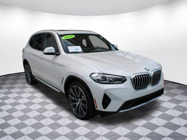 used 2022 BMW X3 car, priced at $35,499