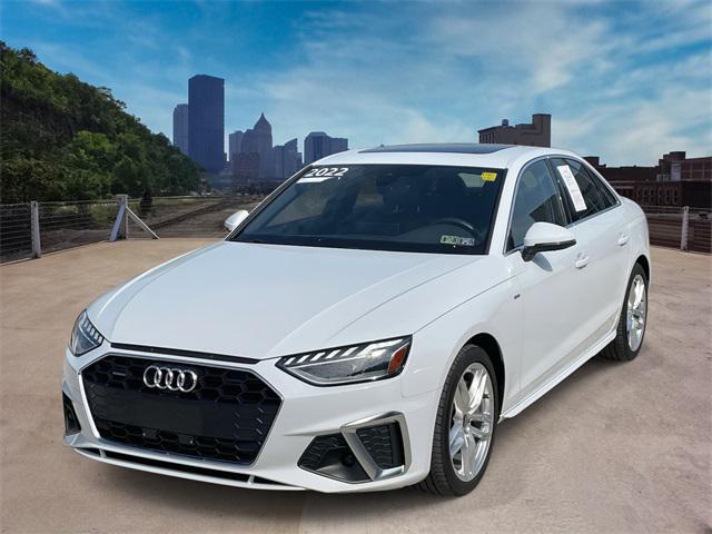 used 2022 Audi A4 car, priced at $33,500