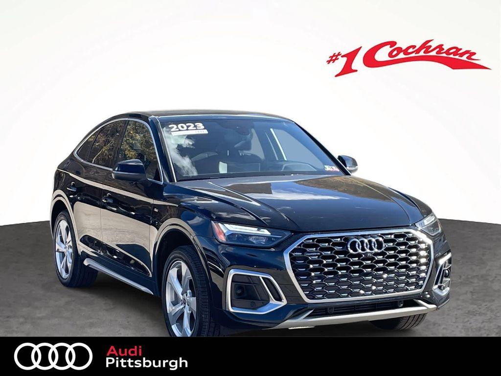 used 2023 Audi Q5 car, priced at $34,998