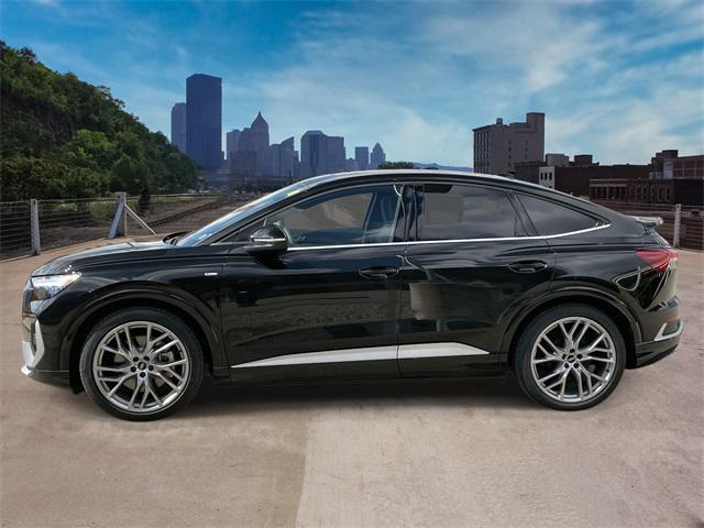 new 2025 Audi Q4 e-tron Sportback car, priced at $67,455