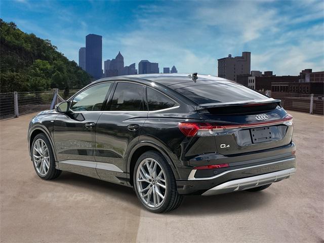 new 2025 Audi Q4 e-tron Sportback car, priced at $67,455