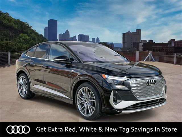 new 2025 Audi Q4 e-tron Sportback car, priced at $67,455
