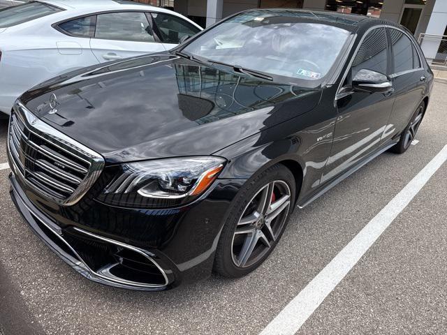 used 2018 Mercedes-Benz AMG S 63 car, priced at $54,427