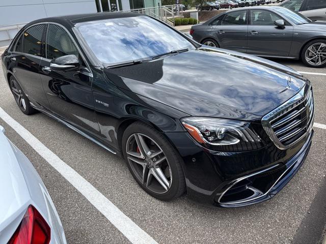 used 2018 Mercedes-Benz AMG S 63 car, priced at $54,427