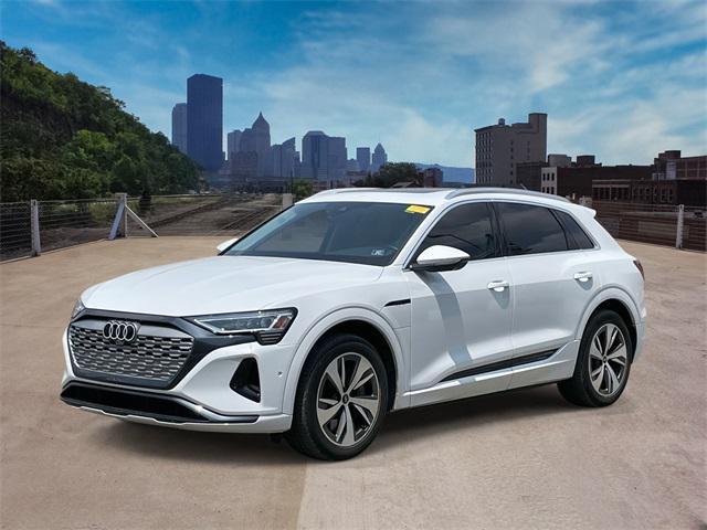 used 2024 Audi Q8 e-tron car, priced at $47,856