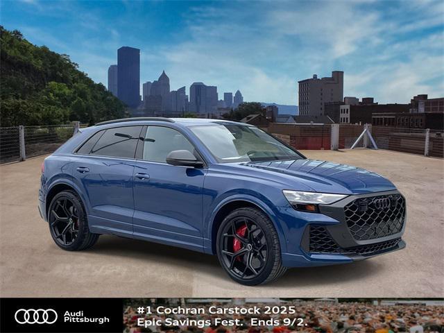 new 2025 Audi RS Q8 car, priced at $151,350