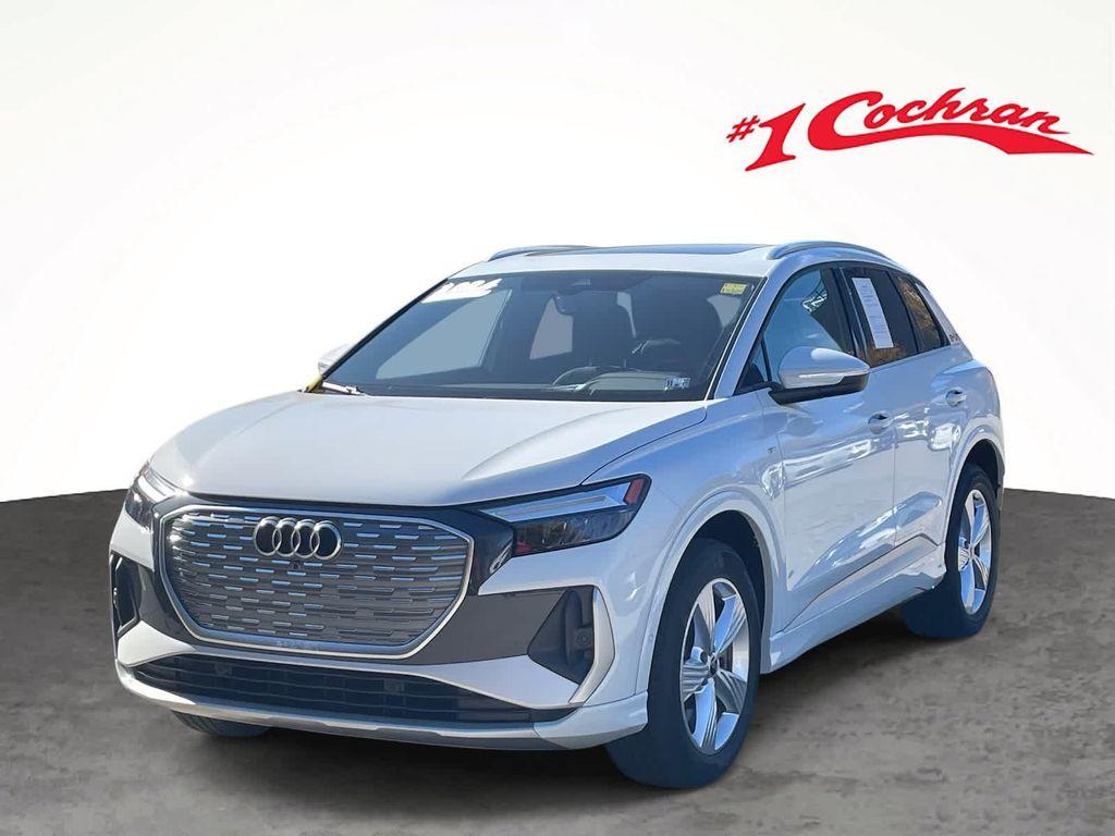 used 2024 Audi Q4 e-tron car, priced at $32,498