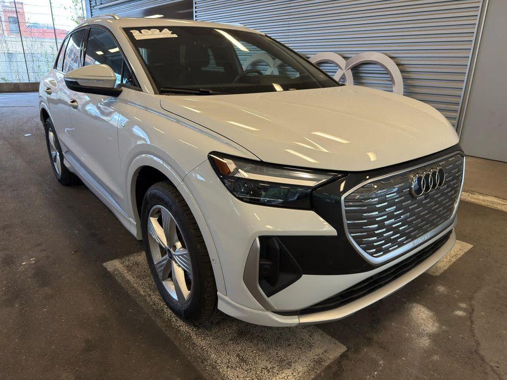 used 2024 Audi Q4 e-tron car, priced at $32,498