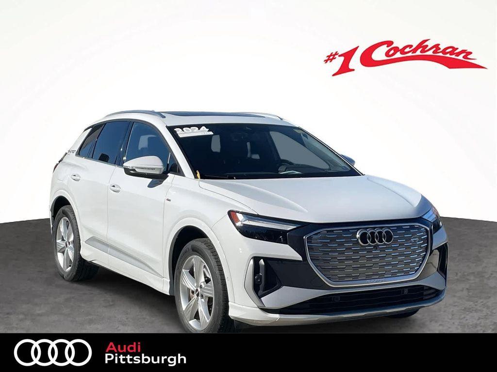 used 2024 Audi Q4 e-tron car, priced at $32,498