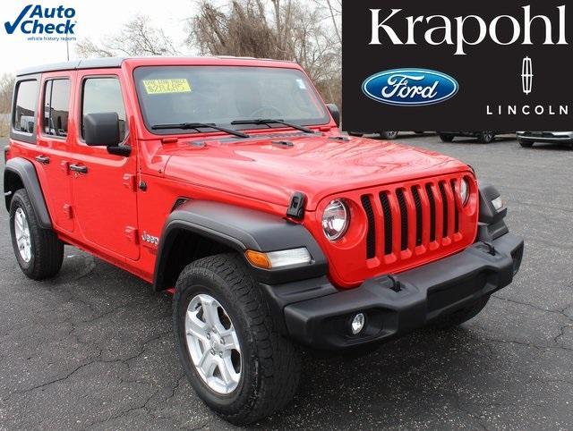 used 2021 Jeep Wrangler Unlimited car, priced at $25,430