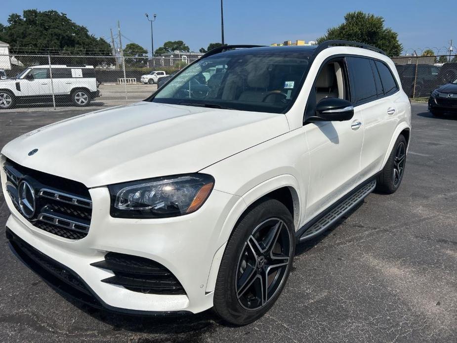 used 2021 Mercedes-Benz GLS 580 car, priced at $49,990