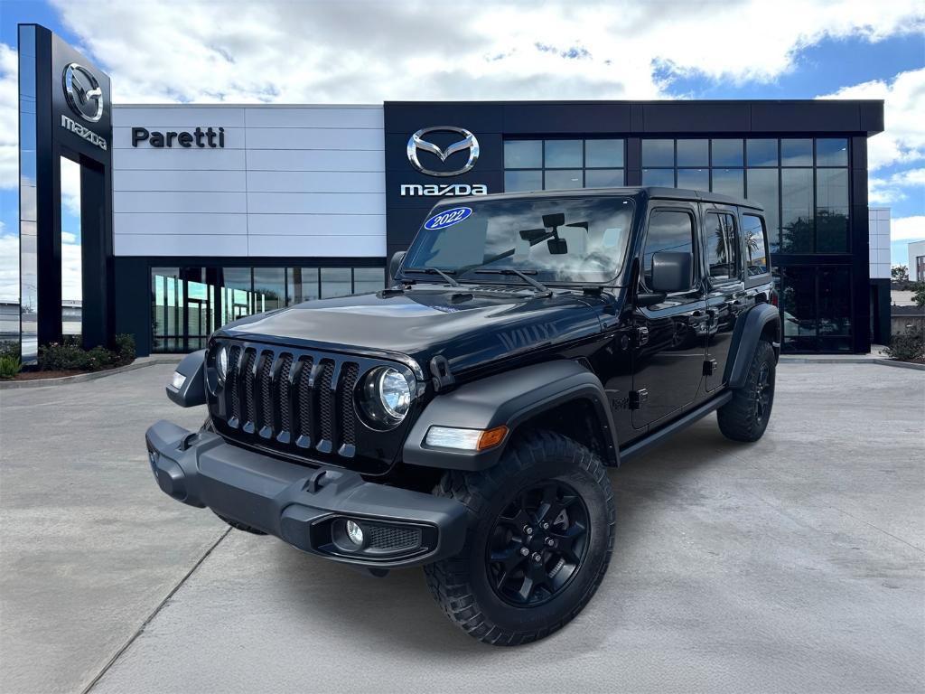 used 2022 Jeep Wrangler Unlimited car, priced at $26,953