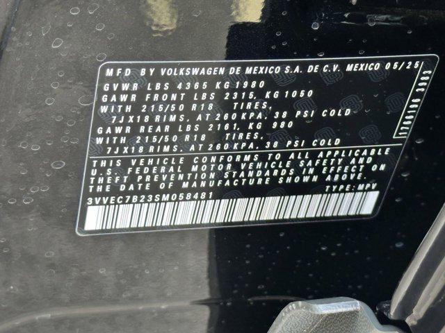 new 2025 Volkswagen Taos car, priced at $30,162