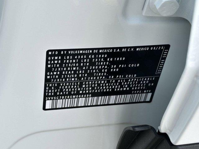 new 2025 Volkswagen Taos car, priced at $29,631