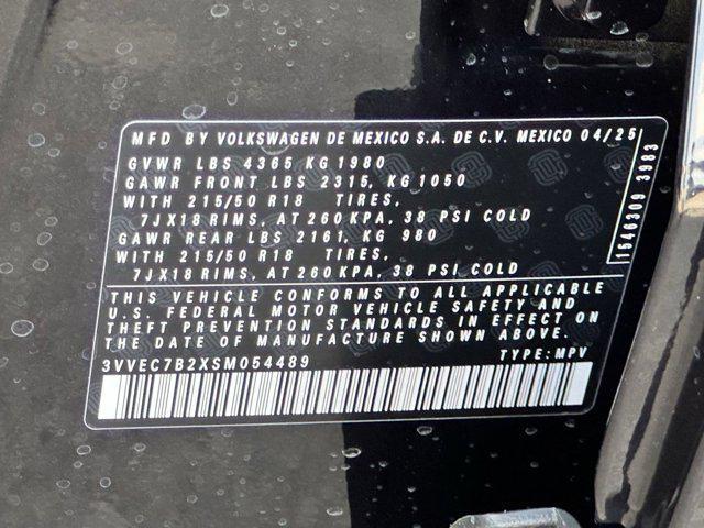 new 2025 Volkswagen Taos car, priced at $30,162