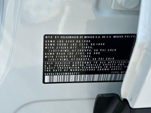 new 2025 Volkswagen Taos car, priced at $26,981