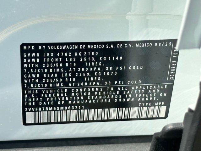 new 2025 Volkswagen Tiguan car, priced at $33,781