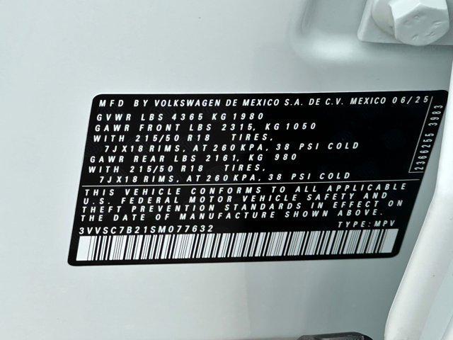 new 2025 Volkswagen Taos car, priced at $30,211