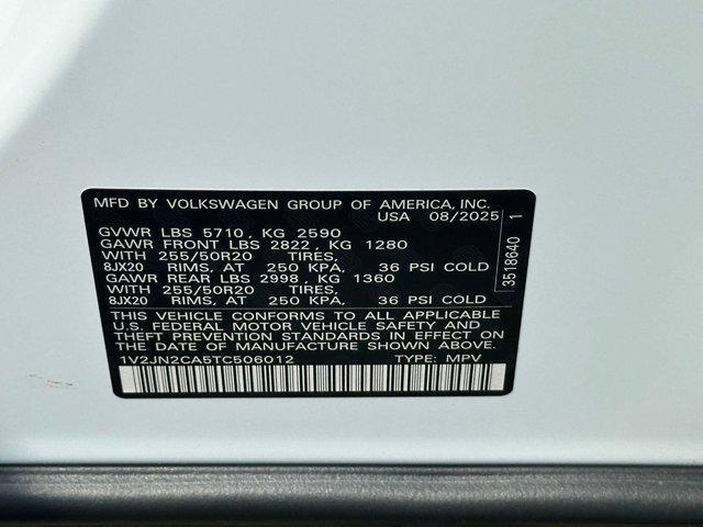 new 2026 Volkswagen Atlas car, priced at $45,491
