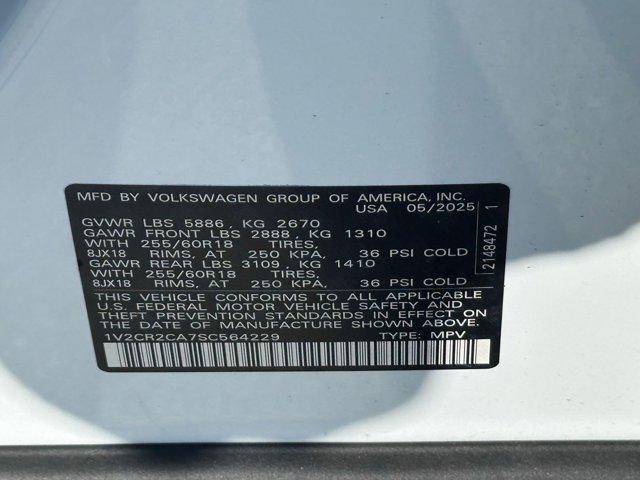 new 2025 Volkswagen Atlas car, priced at $43,802