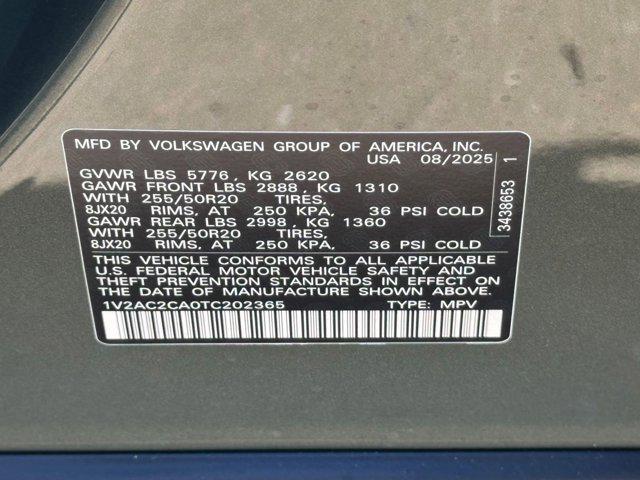 new 2026 Volkswagen Atlas Cross Sport car, priced at $50,591