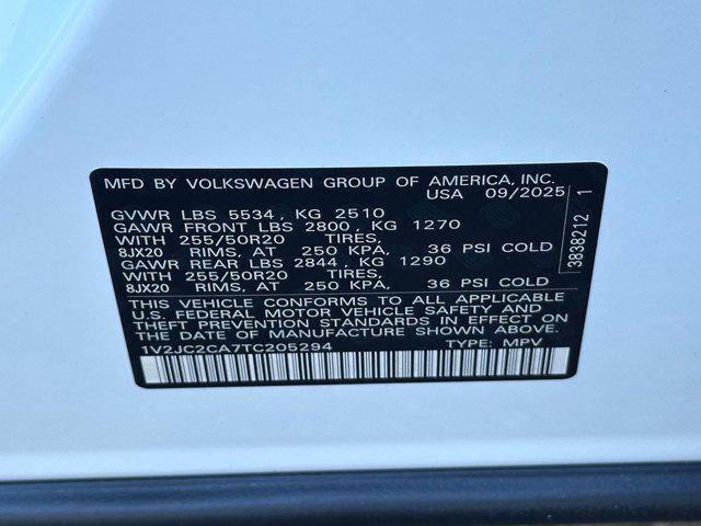 new 2026 Volkswagen Atlas Cross Sport car, priced at $45,211