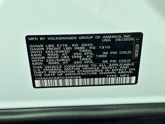 new 2026 Volkswagen Atlas Cross Sport car, priced at $51,441