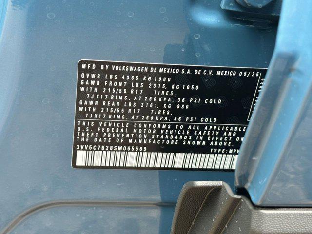 new 2025 Volkswagen Taos car, priced at $26,462