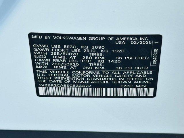 used 2025 Volkswagen Atlas car, priced at $41,999