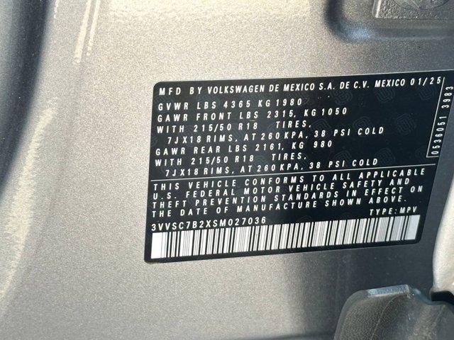 new 2025 Volkswagen Taos car, priced at $25,501