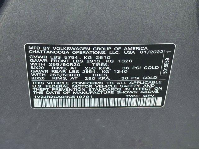 used 2022 Volkswagen Atlas car, priced at $27,599