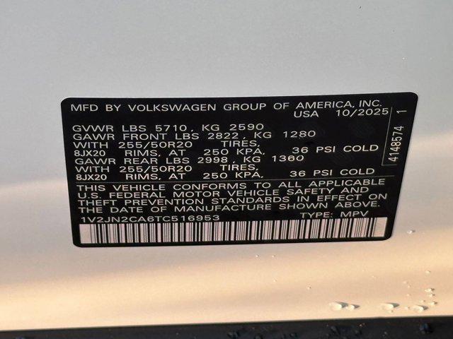 new 2026 Volkswagen Atlas car, priced at $45,971