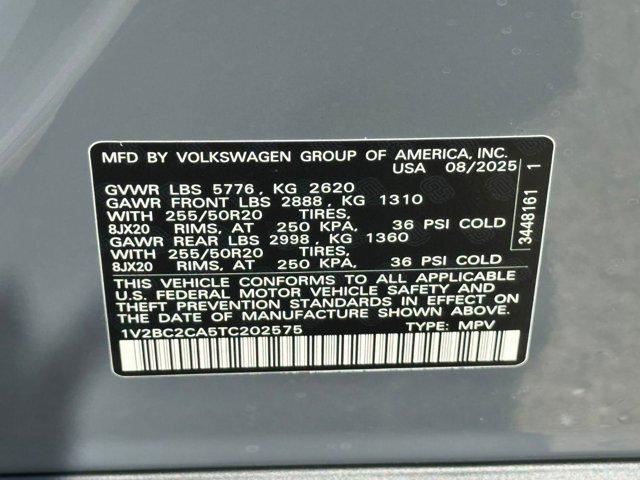 new 2026 Volkswagen Atlas Cross Sport car, priced at $49,651