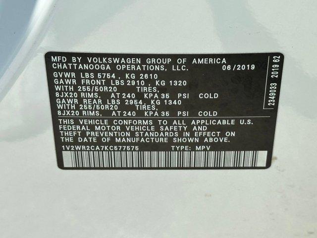 used 2019 Volkswagen Atlas car, priced at $22,899