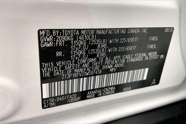 new 2025 Toyota RAV4 car, priced at $34,303