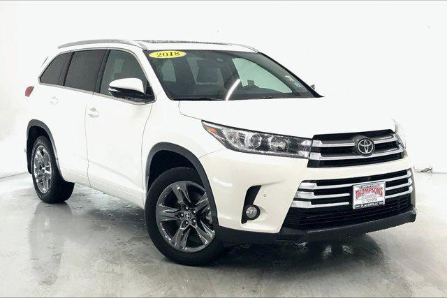 used 2018 Toyota Highlander car, priced at $32,966