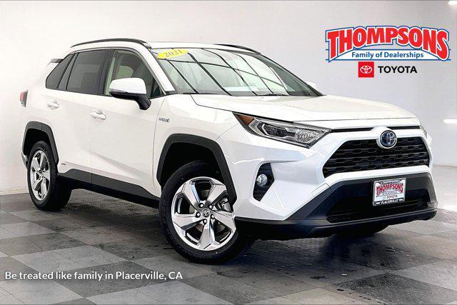 used 2021 Toyota RAV4 Hybrid car, priced at $30,480