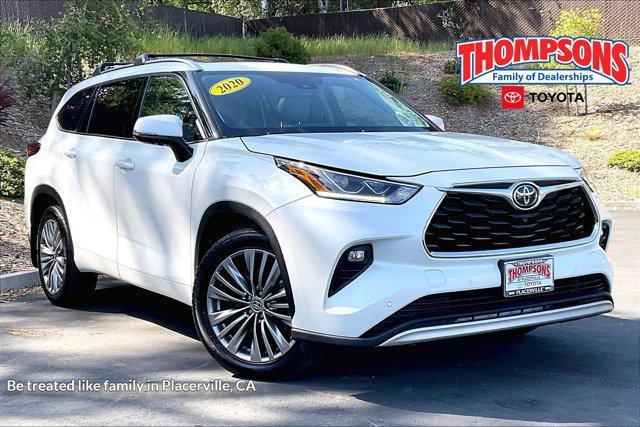 used 2020 Toyota Highlander car, priced at $42,954