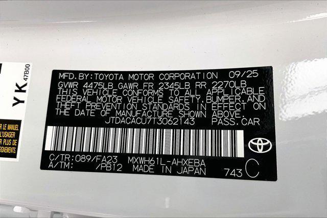 new 2026 Toyota Prius Plug-In Hybrid car, priced at $35,233