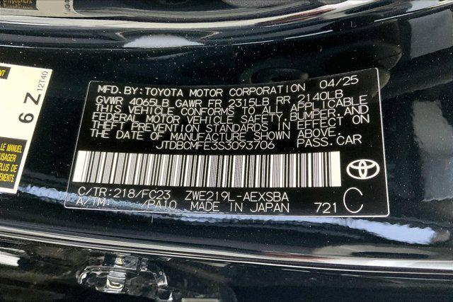 new 2025 Toyota Corolla Hybrid car, priced at $31,910