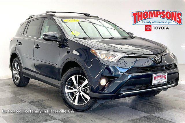 used 2018 Toyota RAV4 car, priced at $19,990